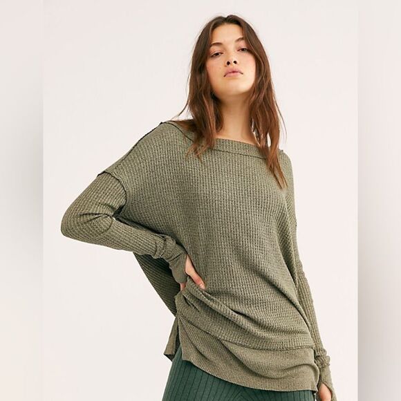FREE PEOPLE NORTH SHORE THERMAL - Picture 1 of 4